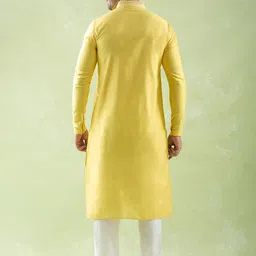 Arihant Rai Sinha Men Embroidered Regular Pure Silk Kurta with Trousers image 2