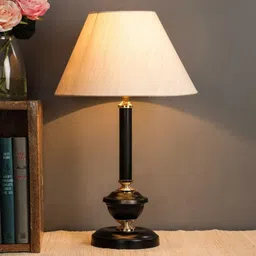 foziq Beige Cotton Table Lamp-picture-12