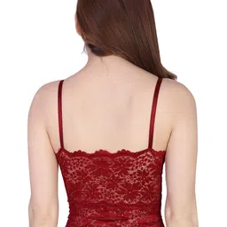 PLUMBURY Seamless Floral Lace Medium Coverage Rapid-Dry All Day Comfort Bralette Bra image 3