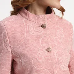 heritage threads Jacquard Coat For Women image 4