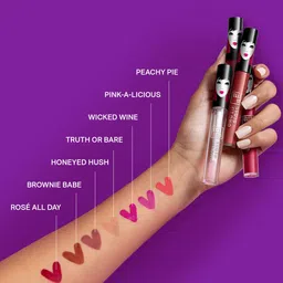 ELLE 18 Lightweight OMG Lip Gloss with Jojoba Oil & Olive Oil 2.5 ml - Honeyed Hush image 3