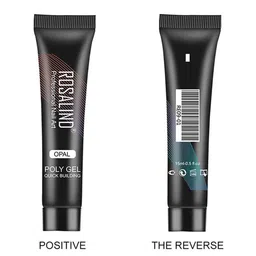 ROSALIND UV & LED Soak-Off Colorful Poly Nail Extension Gel 15 ml - Orange image 5