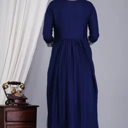 diwikj Viscose Rayon Stitched Anarkali Gown image 2