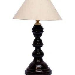 foziq Brown & Beige Solid Table Lamps image 3