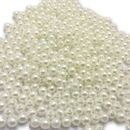 bbs deal Crafts White-6 mm - Pearl, Crafts Beads for Beading DIY Jewellery 850 pcs-picture-12