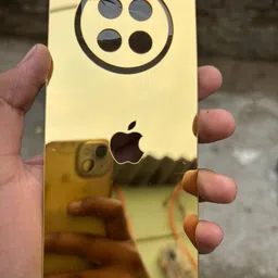 TWUAOP REALME 12 5G MIRROR BACK PANNEL ACRYLIC SHEET APPLE Mobile Skin image 4