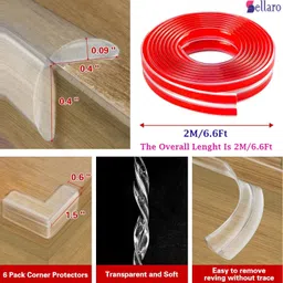 sellaro 2 Meter Edge Protector, Baby Proofing Edge Protector Strip for Kids image 4