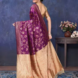 sareyavella Woven Design Zari Banarasi Saree image 3
