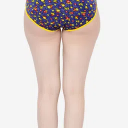 GROVERSONS Paris Beauty Women Pack Of 3 Assorted Cotton Hipster Briefs PANTY-BO-3400DC image 5