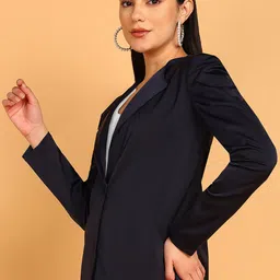 Fashfun Puff Sleeves Single Breasted Blazer image 3