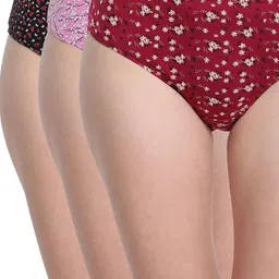 prithvi Pack of 3 Women Hipster Multicolor Panty-picture-20