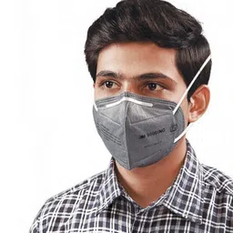 3m 9000ING Dust/Mist Respirator, BIS P1, 1000/CS | ISI Approved PM2.5 Anti-Pollution Dust Standard Size Mask | image 4