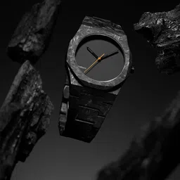 Carbonio Black Dial Automatic Analog Watch - For Men CRBJ01-image-44