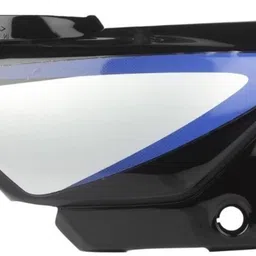 parasnath Splendor plus black blue side panel Bike Crash Guard image 2