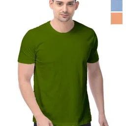 COLOR CAPITAL Unisex Pack Of 3 Cotton T-Shirts-picture-20