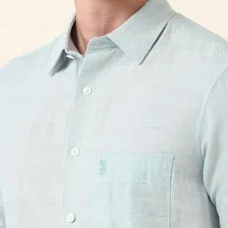 U.S. Polo Assn. Men Classic Tailored Fit Opaque Casual Shirt image 5