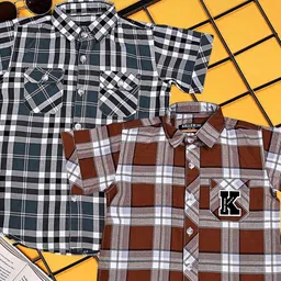 Killer Boys Classic Tartan Checks Checked Casual Shirt-picture-32