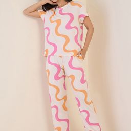 Sweet Dreams Women Printed Night suit-picture-12