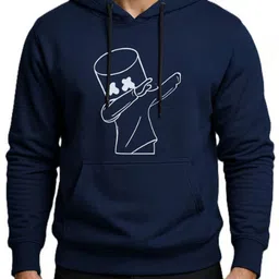 Try This Men Printed Hooded Long Ribbed Hemline Sleeves Sweatshirt-image-72