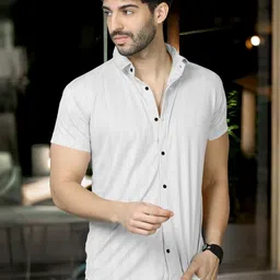 Metronaut Men Vertical Striped Spread Collar Cotton Casual Shirt-picture-22