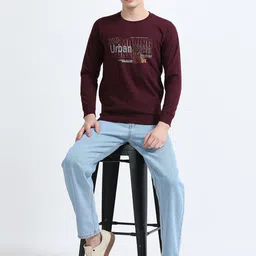 COOL COLORS Men Printed Sweatshirt image 4