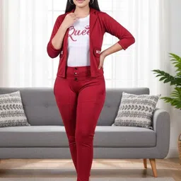 BAESD Girls Shirt Collar T-shirt and Shirt with Trouser-picture-13