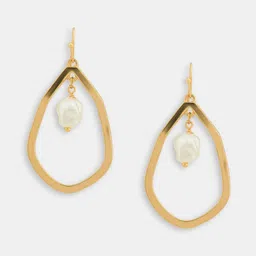 Forever Glam by Pantaloons Teardrop Shaped Drop Earrings image 4