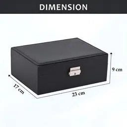 Aura Black Set of 2 Reusable Jewellery Organiser Organisers image 4