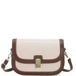 ITALISH Embellished Leather Structured Sling Bag image 3