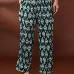 Anouk Women Floral Printed Regular Pure Cotton Kurta with Trousers & With Dupatta image 5