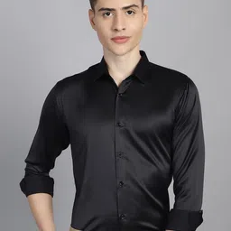 Majestic Man Men Club Cutaway Collar Solid Slim Fit Formal Shirt-picture-28