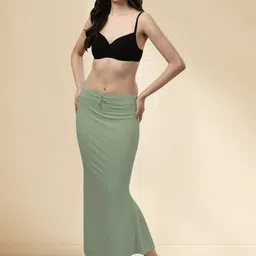 POOJARAN SAREE Fish Cut Design Saree Shapewear image 4