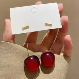 styledose Cherry Classic Drop Earrings image 3