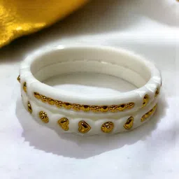 MAA sitala store Set of 2 Gold-Plated Plastic-picture-22