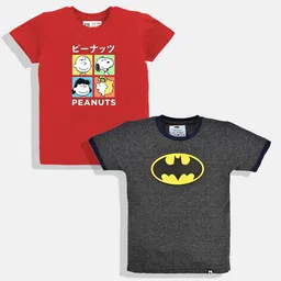 YK X Minute Mirth Boys Pack of 2 Printed Cotton T-shirts-picture-16