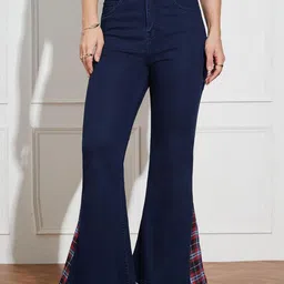 Miss Chase Women Bootcut High-Rise Stretchable Jeans-image-66