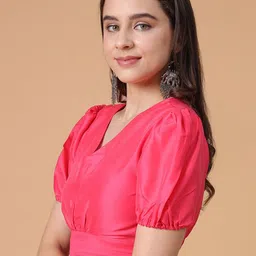 Frolic Rolic Pack Of 2 V-Neck Puff Sleeves Blouse image 5