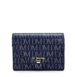 Da Milano Unisex Typography Printed Leather Card Holder-image-41