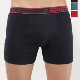 Sporto by Macho Pack Of 4 Low -Rise Trunks-picture-7
