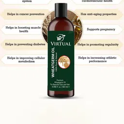 VIRTUAL Premium Wheat Germ Oil - 100 ml image 4