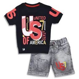 BAESD Boys Printed T-shirt with Shorts image 3