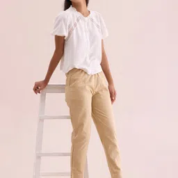 IndianRang Women Relaxed Straight Leg Trousers image 4