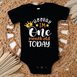 Lillypupp Infants Printed Pure Cotton Bodysuit image 2