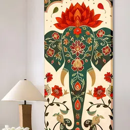 Art Street Green & Red 1 Piece Canvas Birds and Animals Wall Paintings-image-21