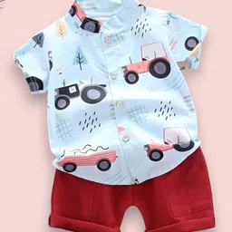 WINSWORLD ENTERPRISE Boys Printed Shirt with Shorts-picture-35