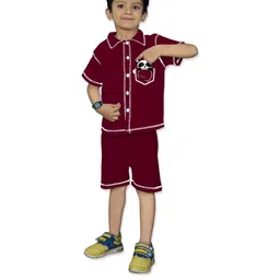 MGRS Boys Maroon Clothing Set-picture-22