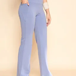 COLOR CAPITAL Pack Of 4 Solid Flared Gym Tights image 4