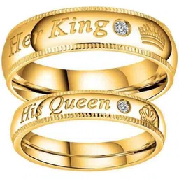 Sullery Unisex Gold Ring image 2