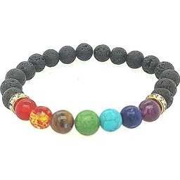Divine souvenirs Unisex Artificial Beaded Elasticated Bracelet-picture-22