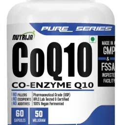NutriJa COENZYME Q10 (COQ10)50MG - Rich in Antioxidant, Promotes Heart Health & Boosts Energy-image-31